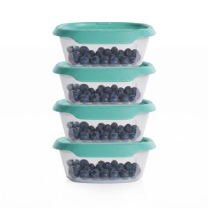 One Touch Fresh? Small Square Set | Meal Prep & Food Storage Containers