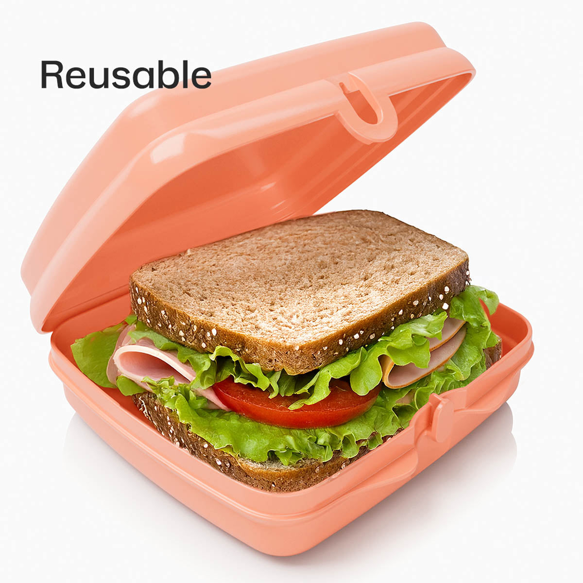 Tupperware? Sandwich Keepers - 2 Easy-Open Lunch Boxes for Kids - Image 7