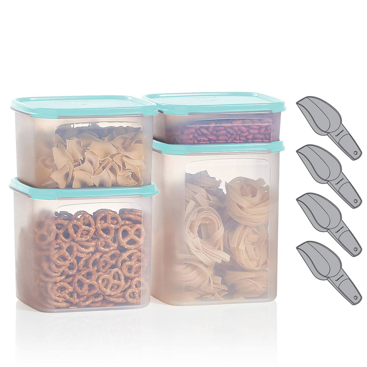 Tupperware? Modular Mates? Square Set | Aquamarine