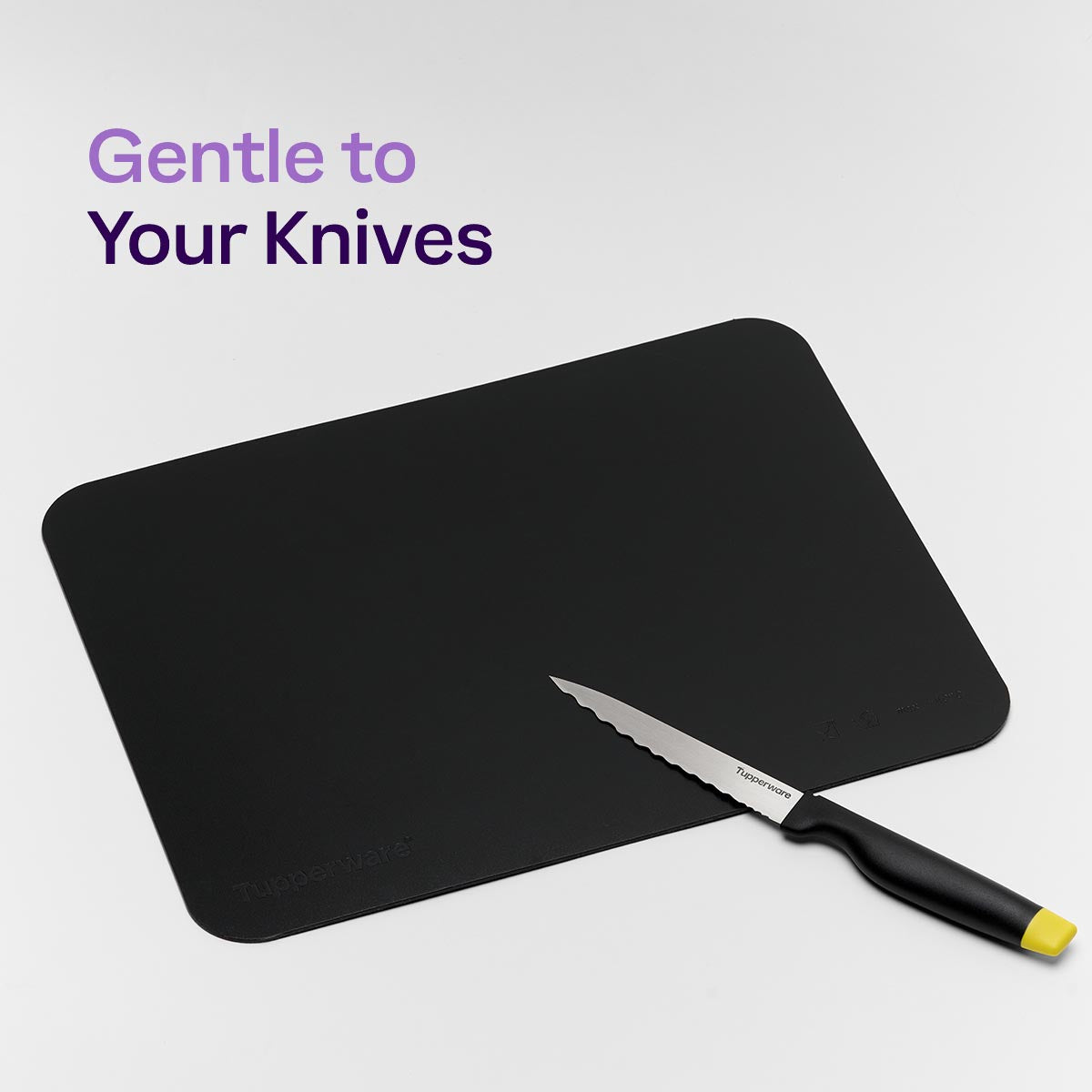 Tupperware? Flexible Cutting Board | Non-Slip Base for Easy Meal Prep - Image 5