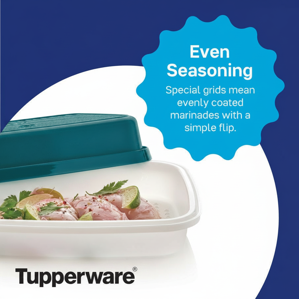 Tupperware? Season-Serve? Marinating & Food Storage Container with Lid - Image 5