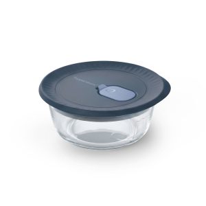 Tupperware Voila? Glass Food Storage Container | Round Small