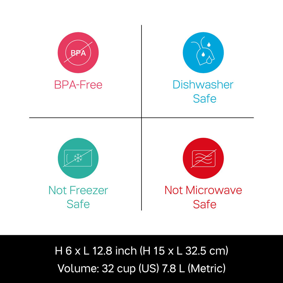 Tupperware Thatsa? Bowl | Airtight. Leakproof. Mixing Bowl. 32-cups / 7.8 L - Image 4