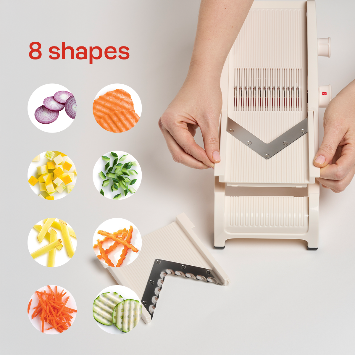 Tupperware? Mandoline | Safe to Use Kitchen Slicer. Multiple Blades - Image 3
