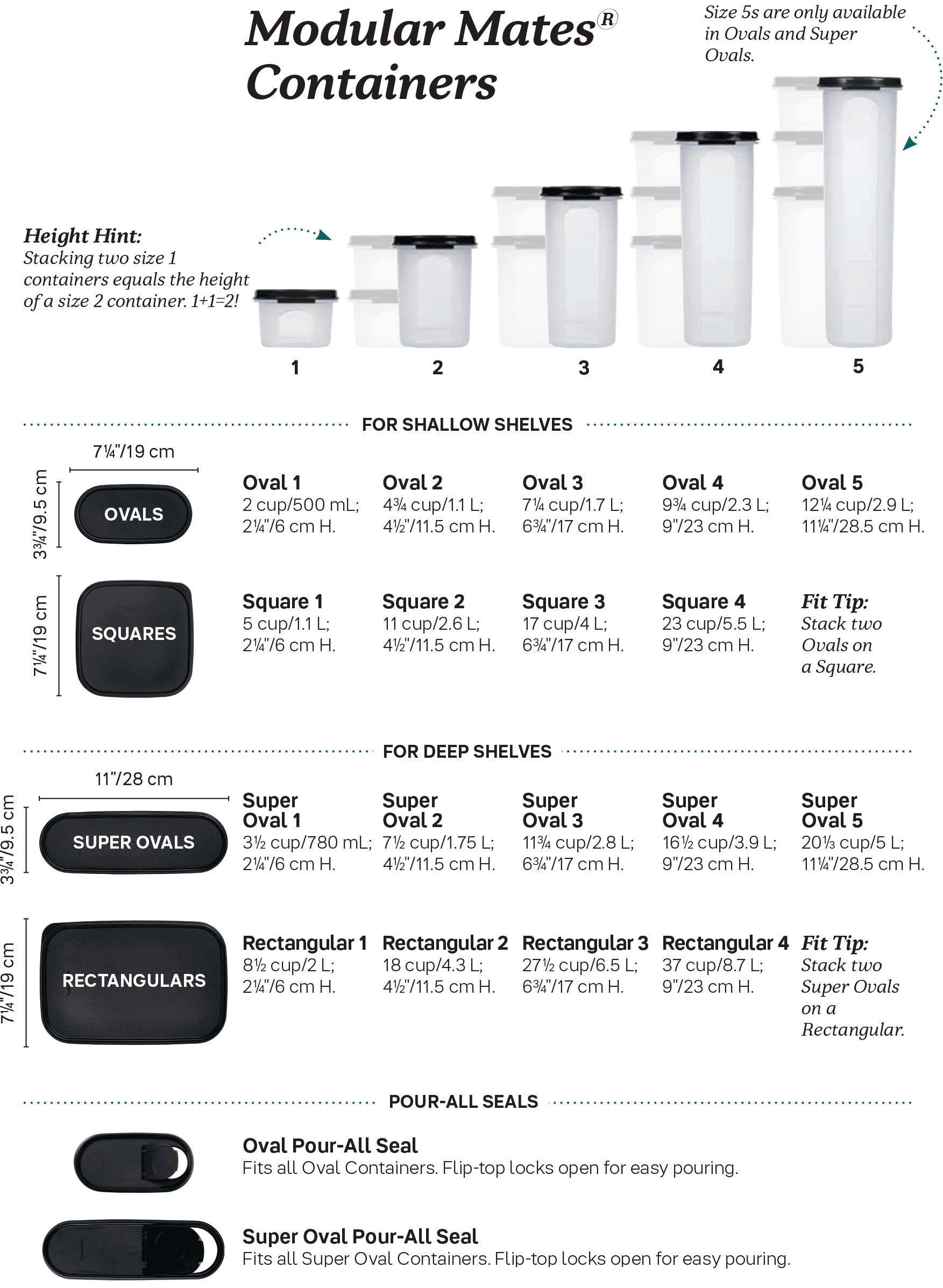 Tupperware? Modular Mates? Oval 2 | Food Storage Container 4.75-cup / 1.1 L - Image 6