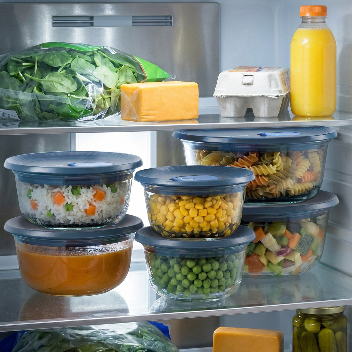 Tupperware? Voila Glass Food Storage Container | Round Mini - Image 2
