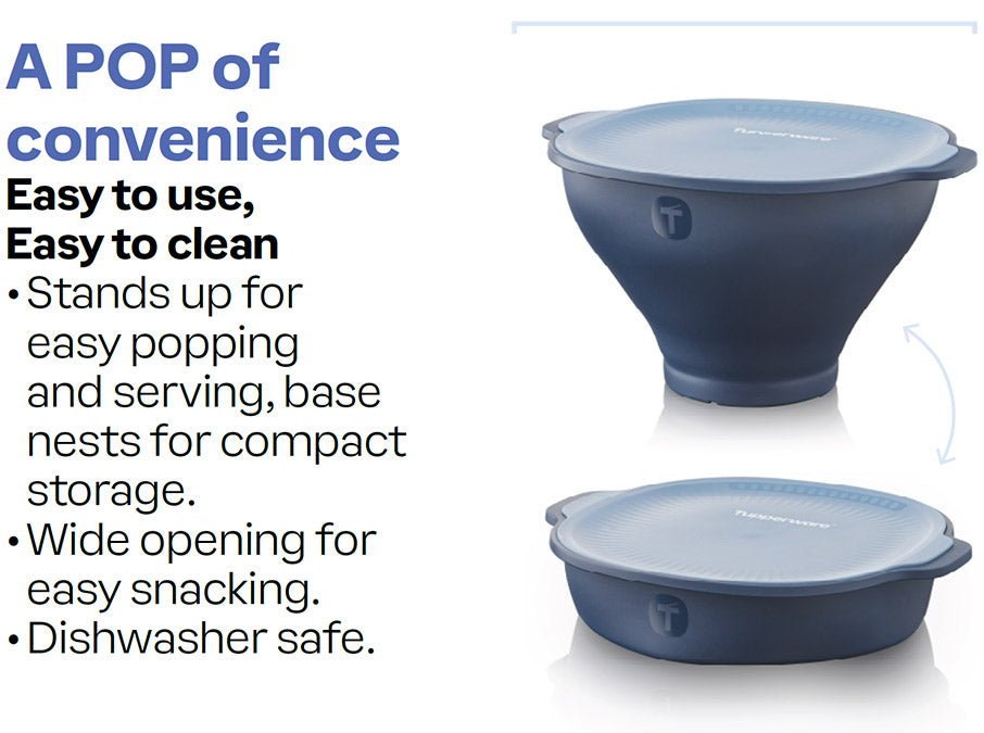 Tupperware? WOW Pop Microwave Popcorn Maker | All-in-1 Popper - Image 6