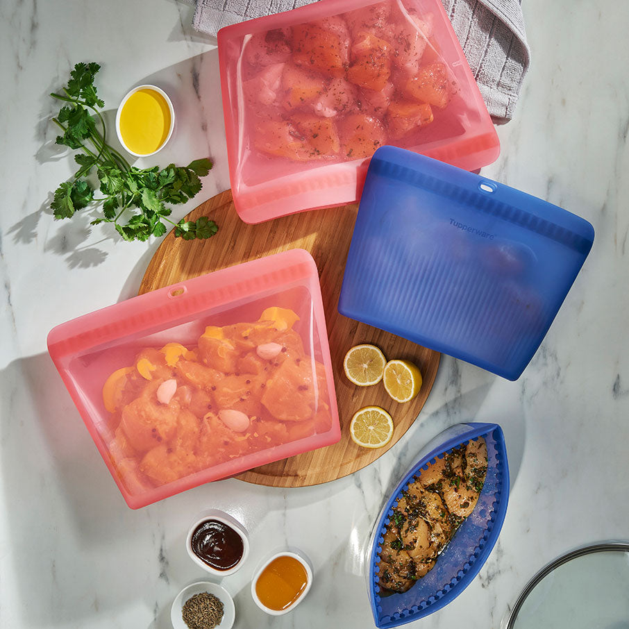 Tupperware? Ultimate Silicone Stand-Up Bag | X-Large. Reusable. Leakproof - Image 10