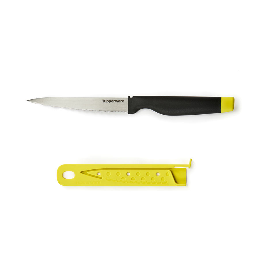 Tupperware? Amazing Series Serrated Utility Knife & Locking Sheath - Image 2