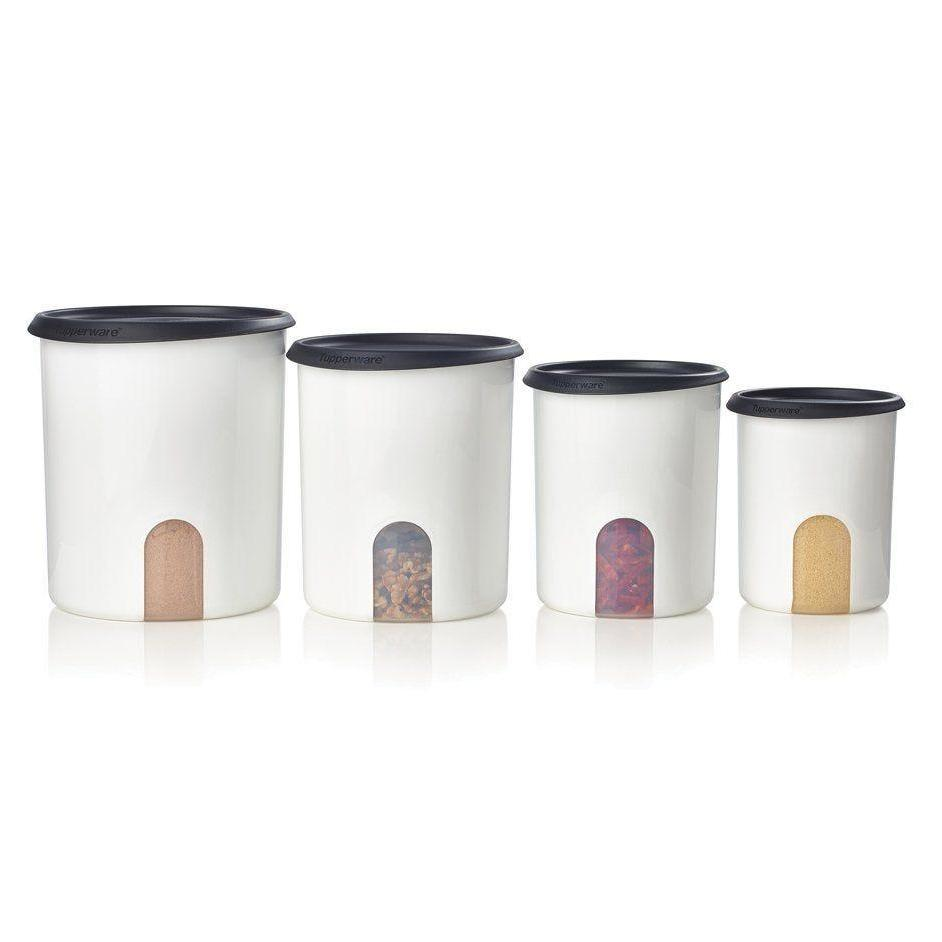 Tupperware? One Touch? Reminder Canisters. Food Storage Set of 4 - Image 2